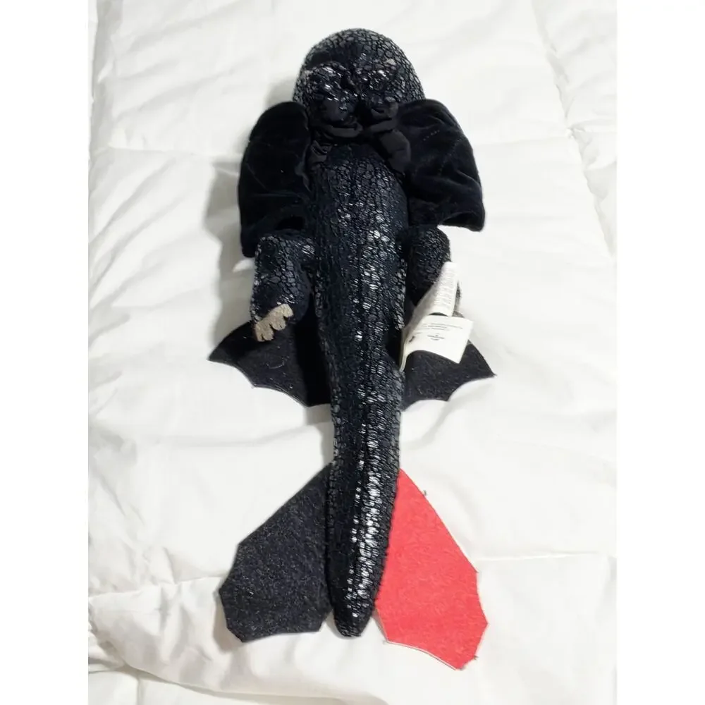 How To Train Your Dragon Plush Toothless Black Slap Bracelet Hug & Glide Retired